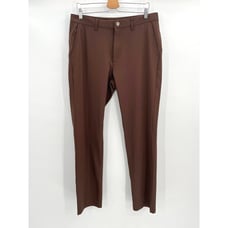 Bonobos Highland Tour Golf Pants Sz 34/32 Slim Dark Coffee Brown