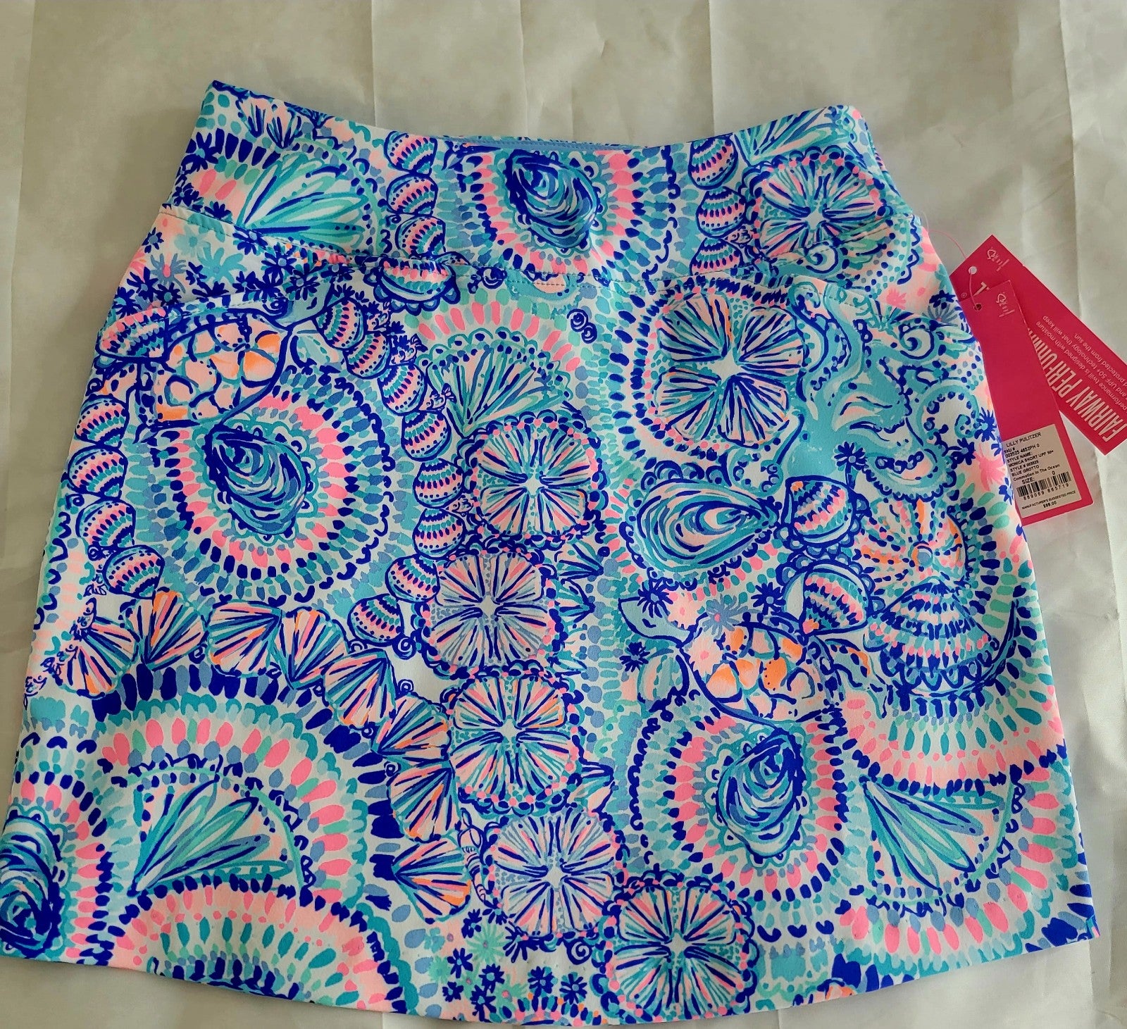 Lilly Pulitzer Monica Skort Blue Grotto Size 0 2 NWT