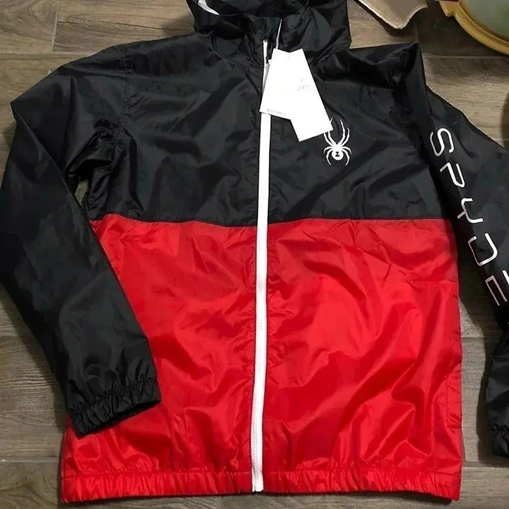NWT Spyder men's medium water resistant hooded Jacket