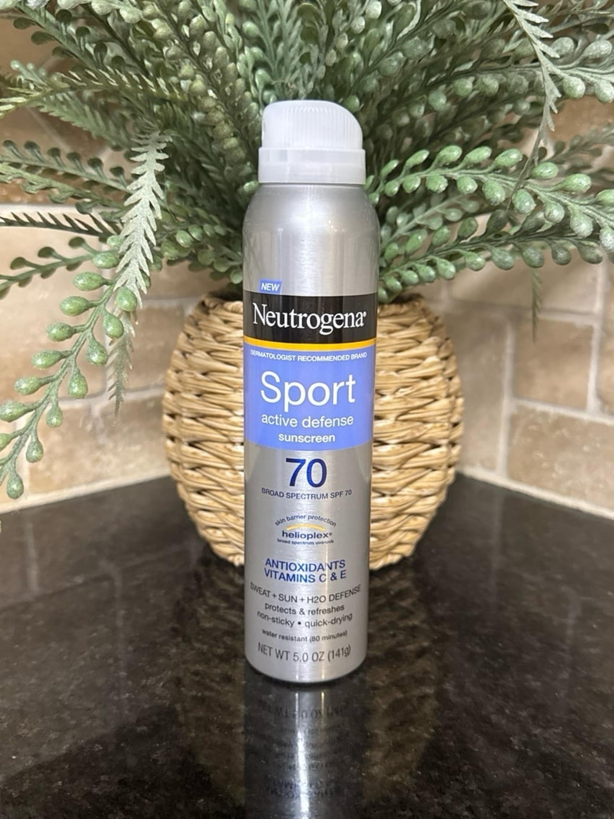 Neutrogena Sport Active Defense Sunscreen SPF 70