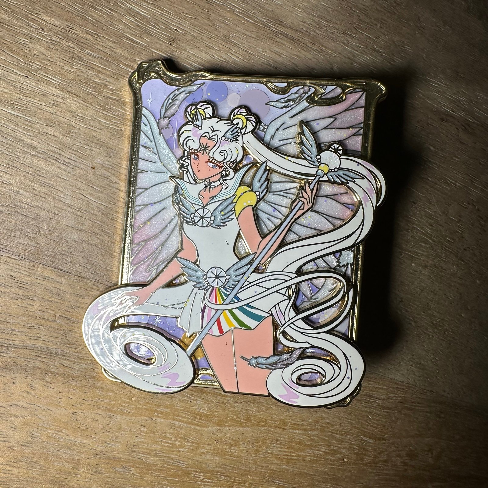 Eternal Sailormoon Anime Fantasy pin by Crescent Lion Art