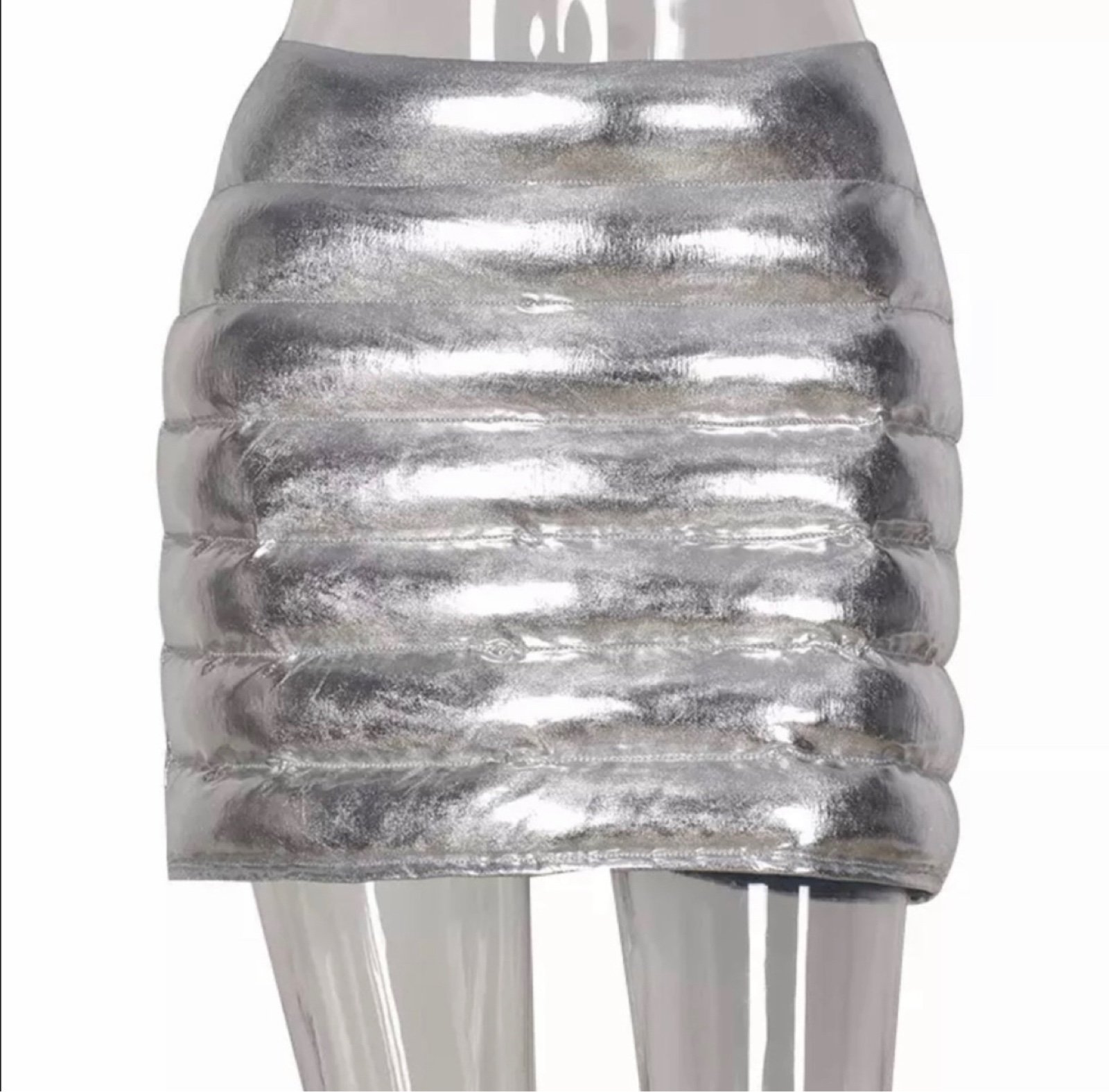 Bubble mini hip skirt.