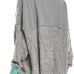 Free People Women’s Olympia Tunic Sweater Grey Combo XS