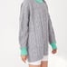 Free People Women’s Olympia Tunic Sweater Grey Combo XS