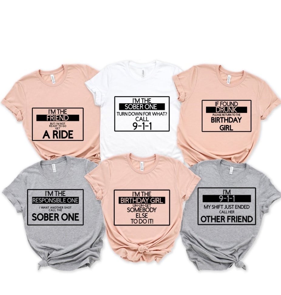 Birthday girl group Shirts S-3XL