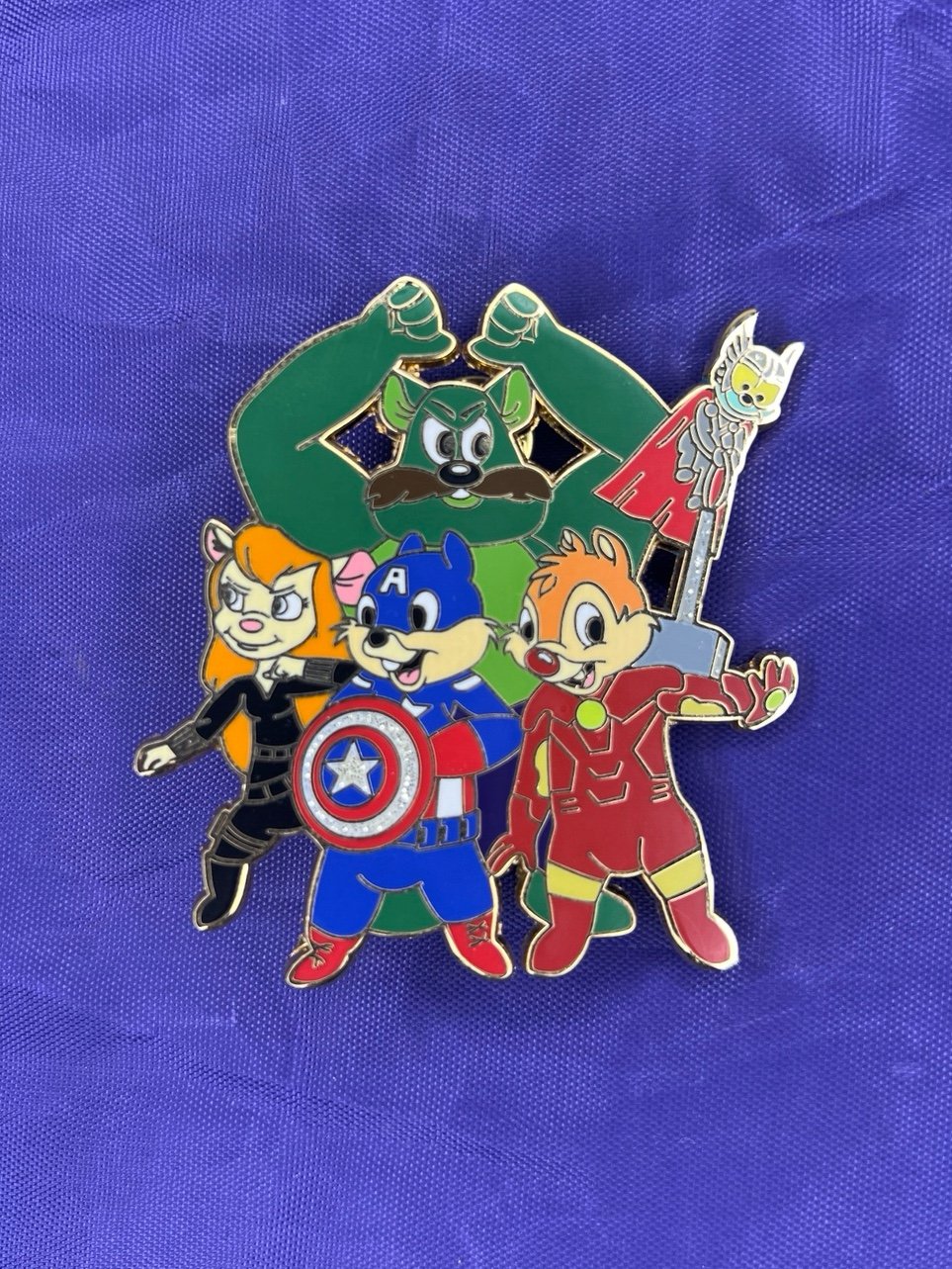 Rescue Rangers x The Avengers Fantasy Disney Pin