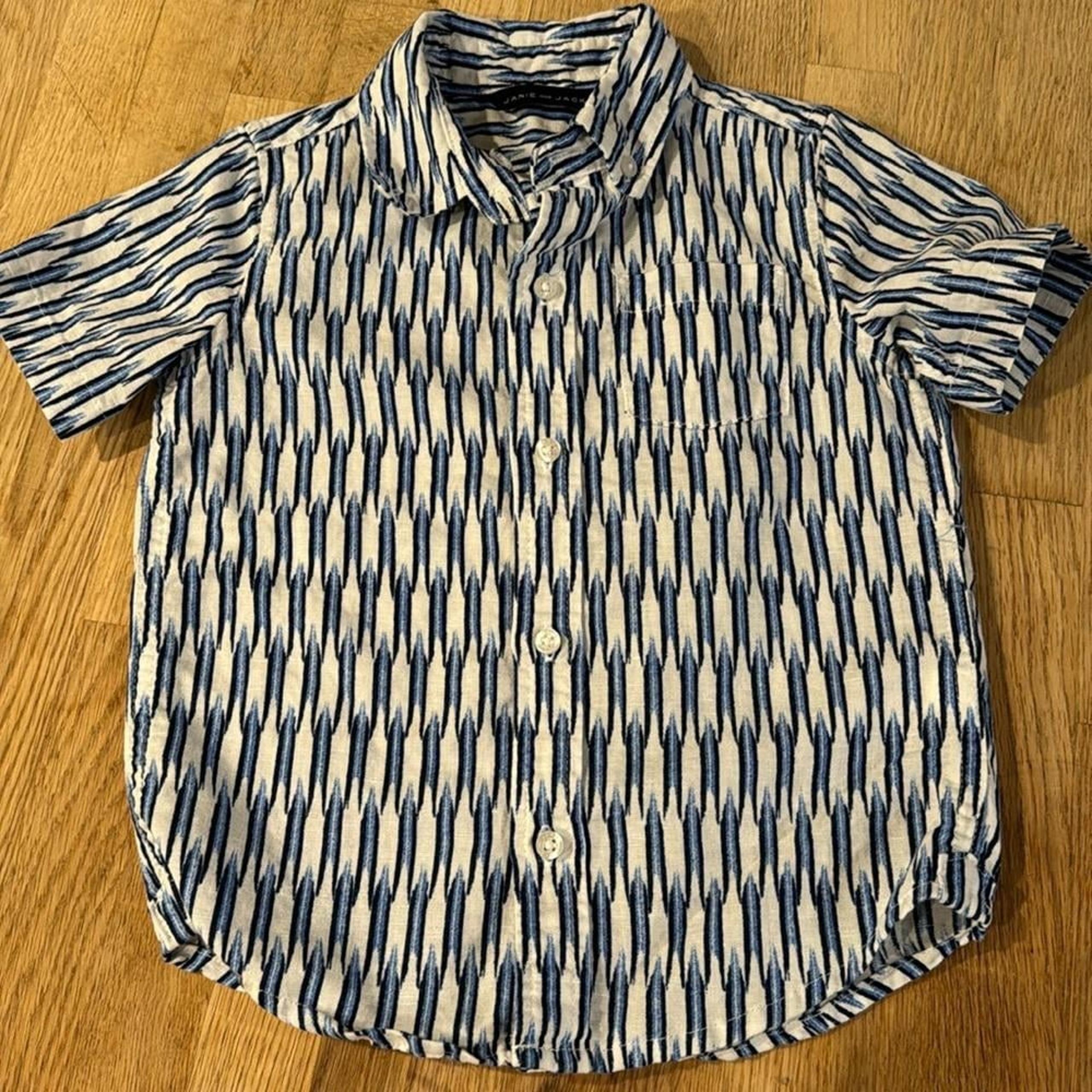 Janie and Jack Linen Button Down Shirt