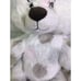 Little Giraffe Bear Plush Stuffed Baby Toy White Gray Blue Pink Polka Dot Spots