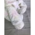 Little Giraffe Bear Plush Stuffed Baby Toy White Gray Blue Pink Polka Dot Spots