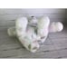 Little Giraffe Bear Plush Stuffed Baby Toy White Gray Blue Pink Polka Dot Spots