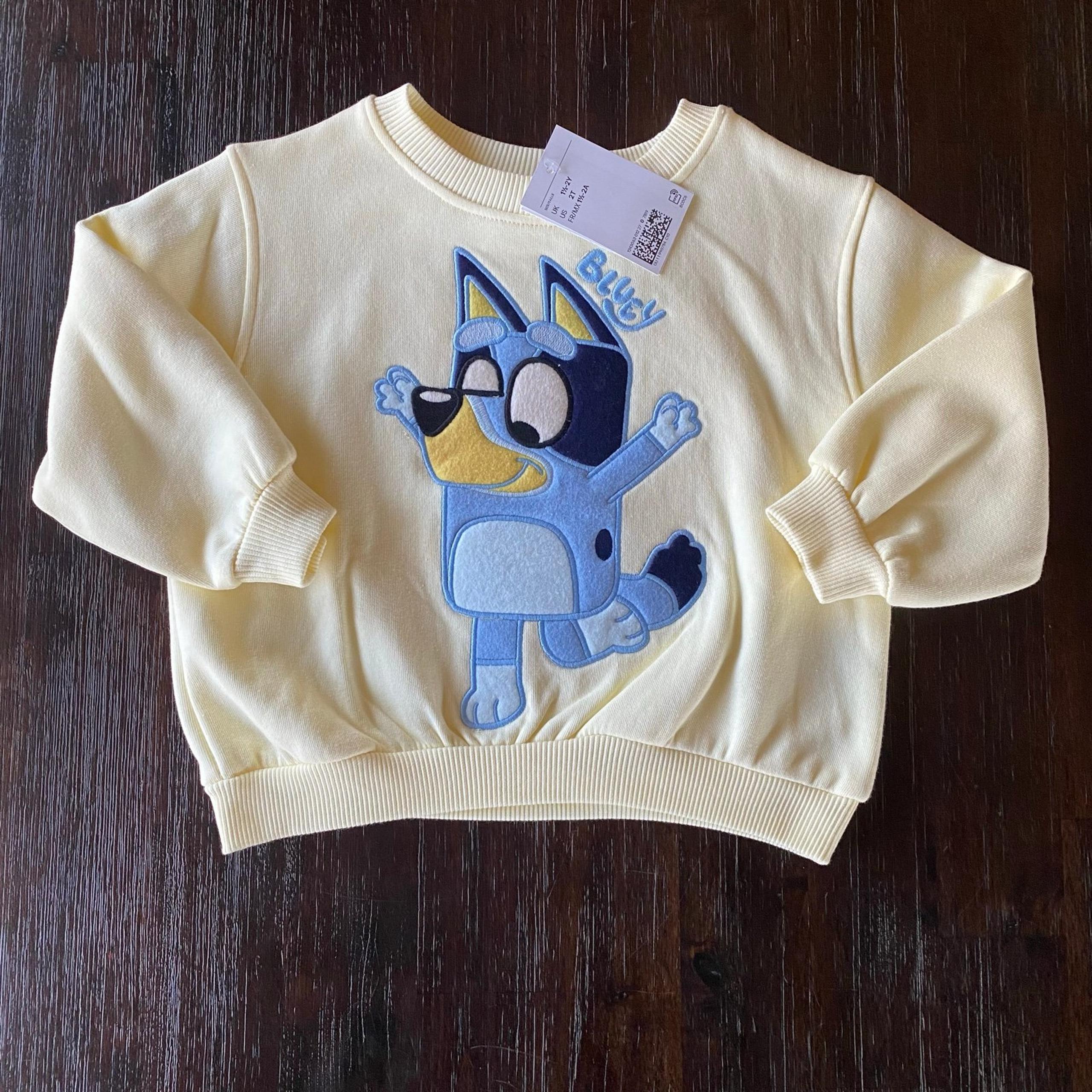 NWT H&M Yellow “Bluey” Sweatshirt