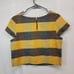 Emily Lovelock Size Medium Plaid Crop Wool Blend Blouse Women's Top Fall Yellow