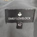 Emily Lovelock Size Medium Plaid Crop Wool Blend Blouse Women's Top Fall Yellow