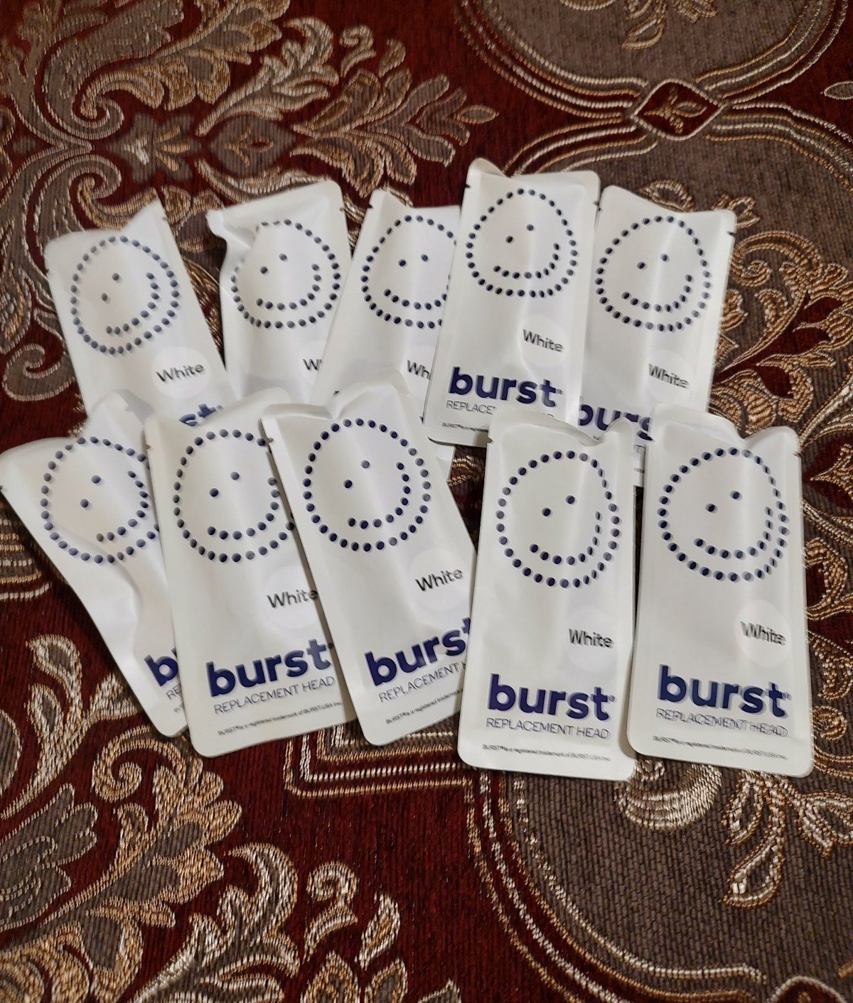 Burst White Toothbrush Head Replacement