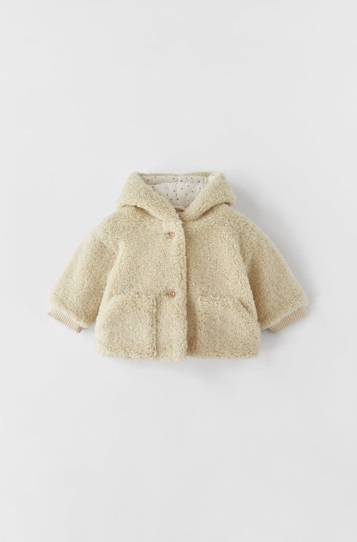 Zara kids baby girl boy fleece jacket 9-12 months