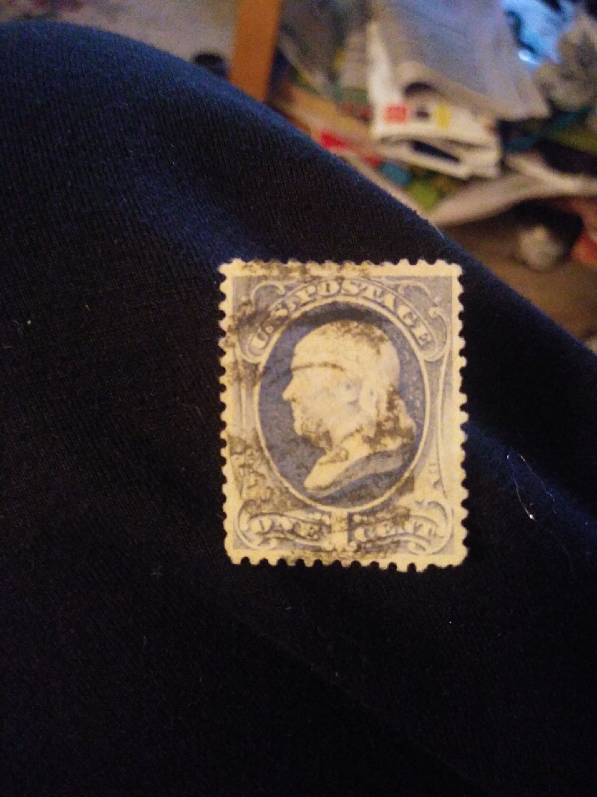 1c franklin stamp 1870-71 Scott 145