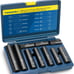 Spline Lug Nut Socket Set, 10 Piece Aftermarket Spline Lug Nut Key Easily Removi
