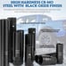 Spline Lug Nut Socket Set, 10 Piece Aftermarket Spline Lug Nut Key Easily Removi