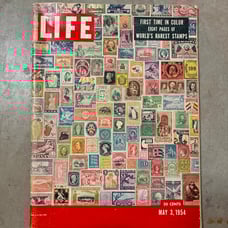 Vintage Life Magazine May 3, 1954 Worlds Rarest Stamps Special 8-pages