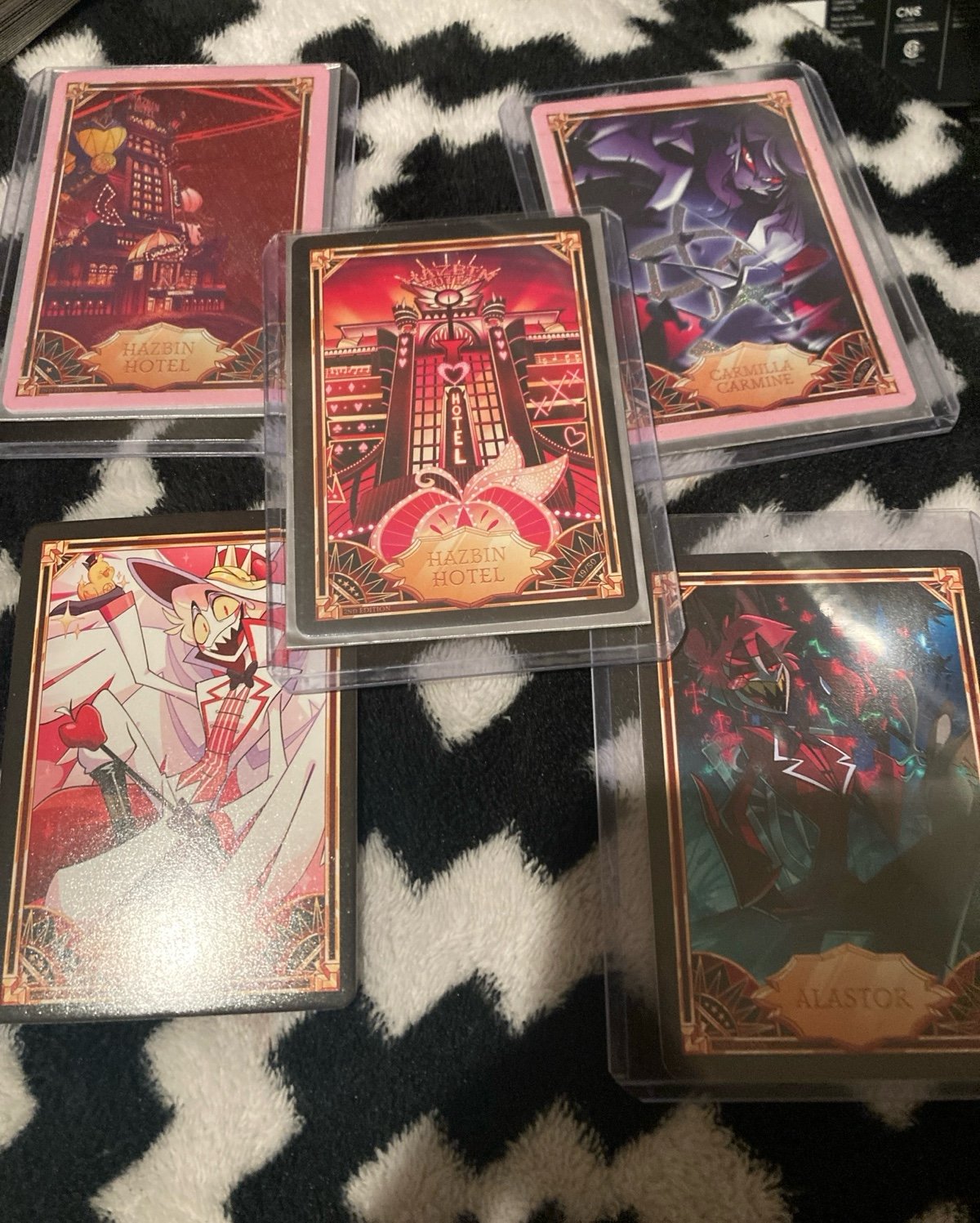 Hazbin hotel cards (read description)