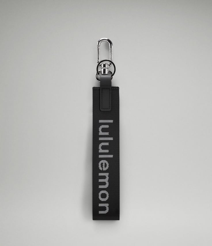 New Lululemon Black Never lost Keychain