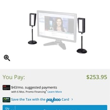 Videssence Light Kit with Stands
