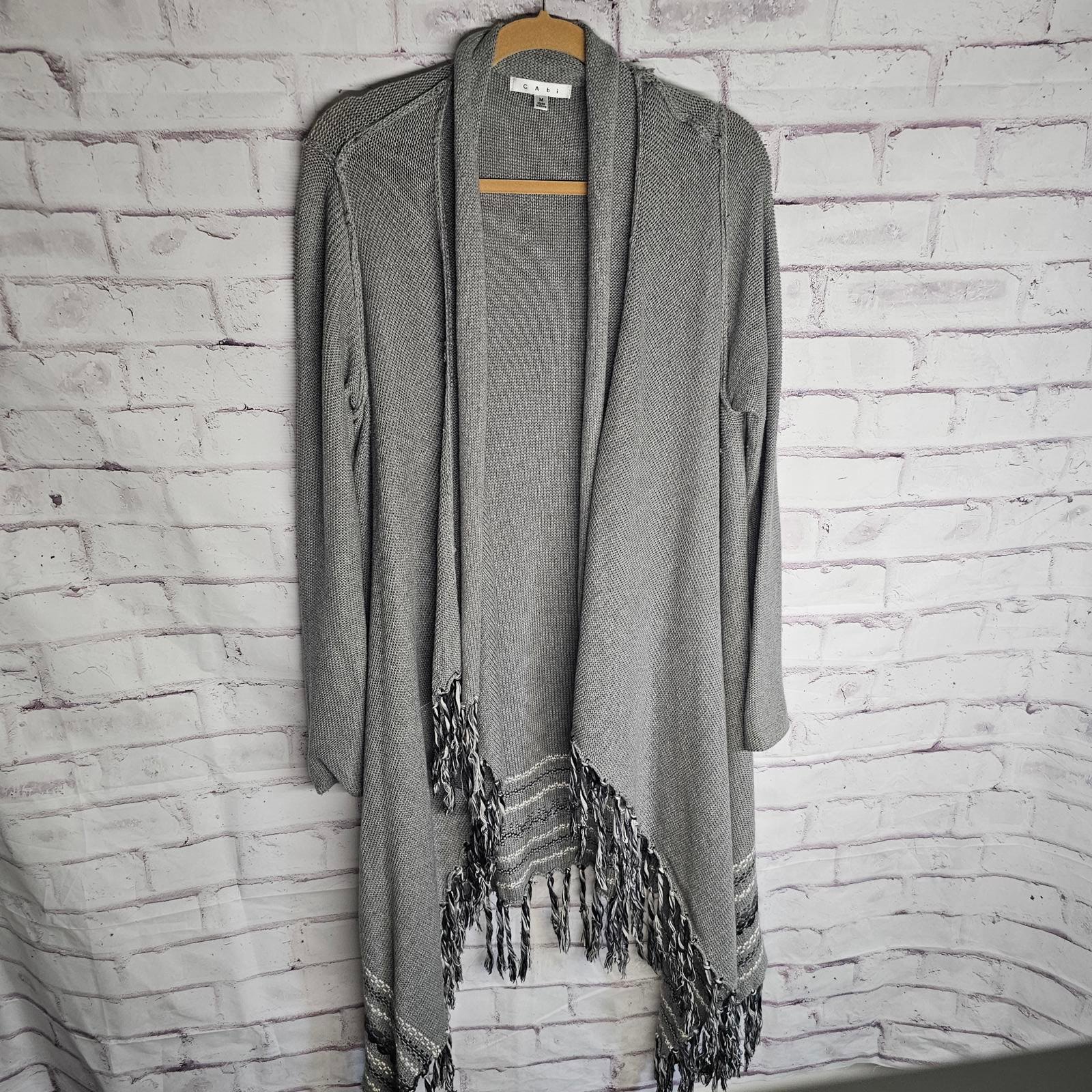 Cabi Grey Sweater Jacket