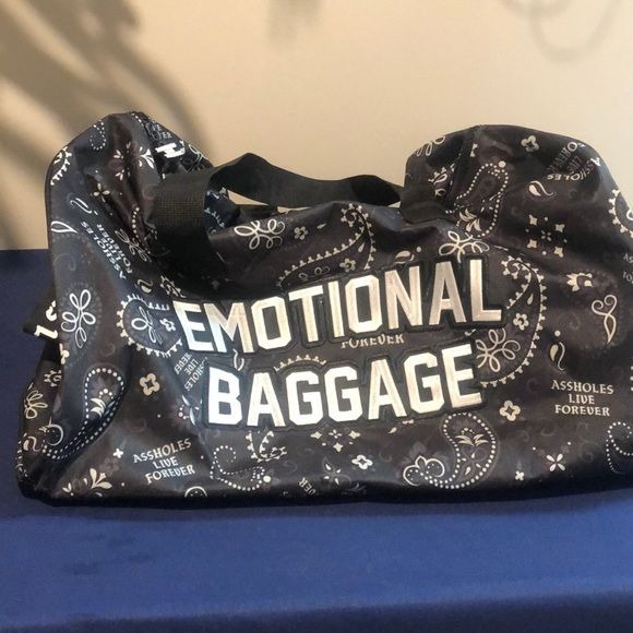 ALF “emotional baggage” duffle bag with strap NWOT