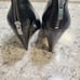 Vince Camuto Black Leather Peep Toe Ankle Boots
