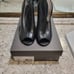 Vince Camuto Black Leather Peep Toe Ankle Boots
