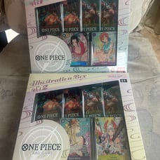 One Piece Trading Card Game: Illustration Box Volume 1 & 2 New Sealed