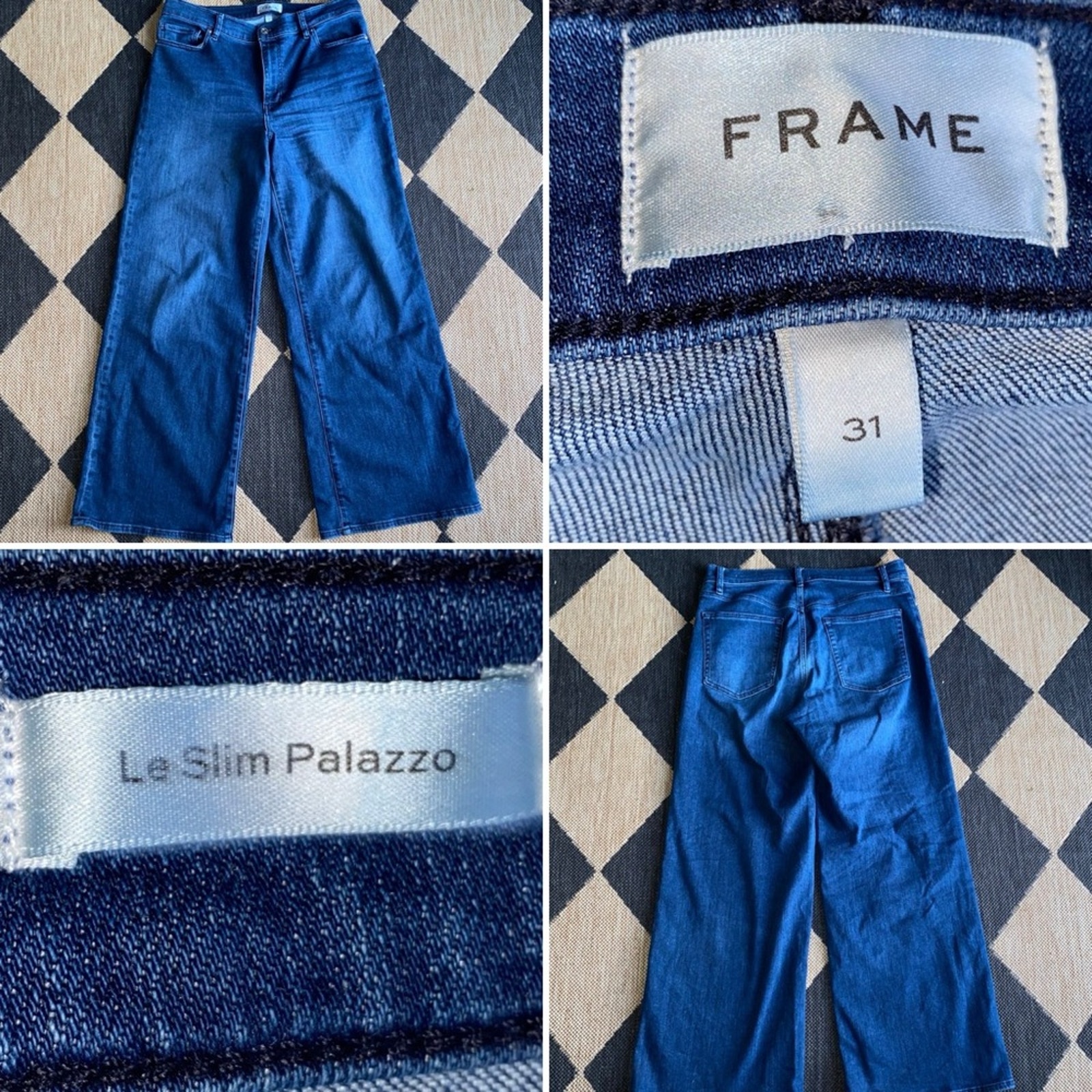 FRAME 298 Le Slim Palazzo Jean- in Thunderstorm sz 31 EUC