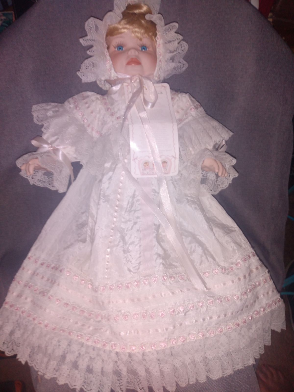 Vintage Cracker Barrel 3 faced baby doll