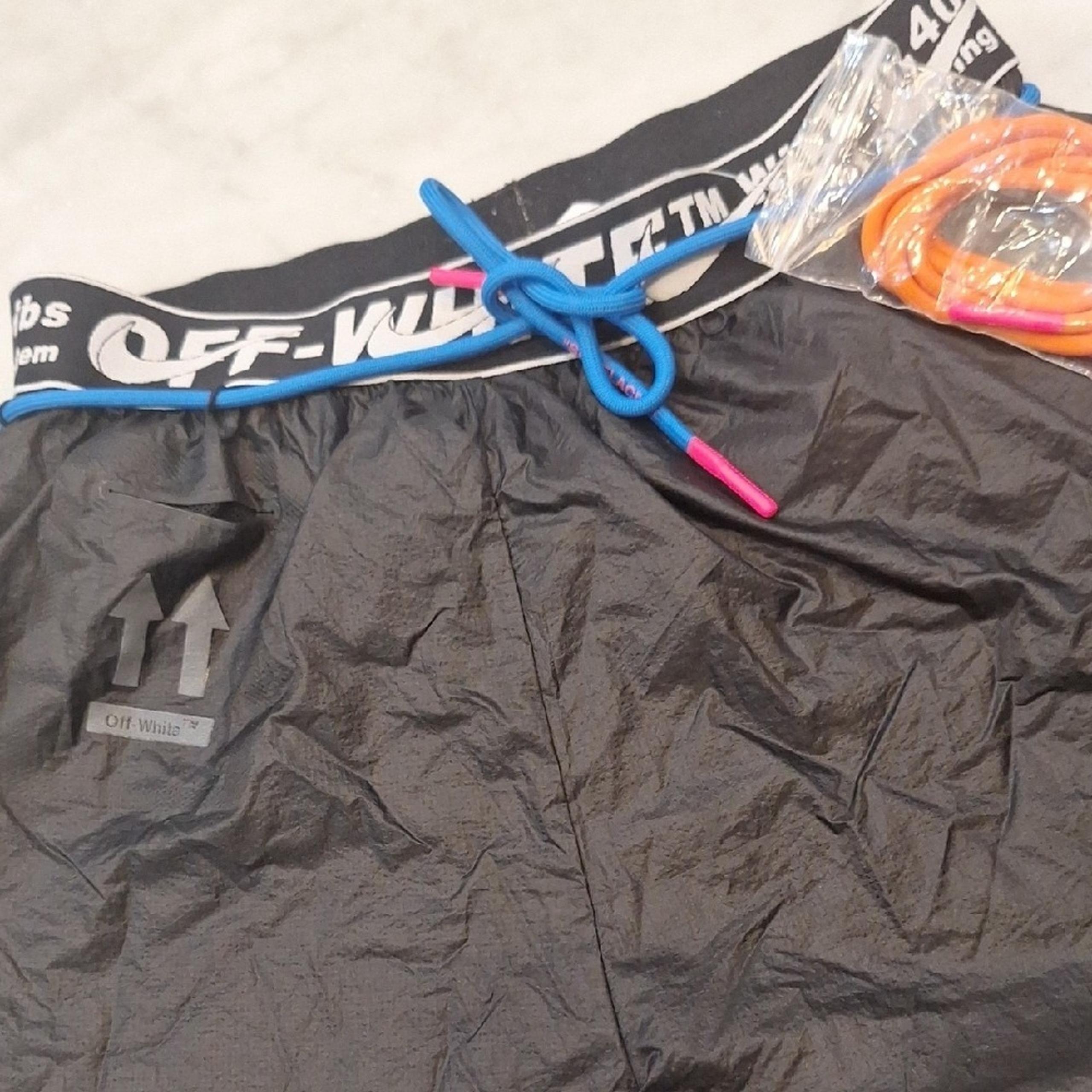 New Nike X NikeLab Off-White Black Sz M NRG Running Gym Shorts Weight Lifting