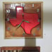 Handmade wooden clocks.