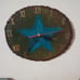 Handmade wooden clocks.
