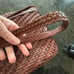 Vintage Eberle Woven Leather Bag