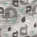 Chick Pea Elephant Baby Swaddle Blanket Muslin Gray White Green Blue Cotton
