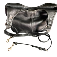 COACH EUC HOBO BLK SHOULDER BAG