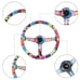 NEW JDM UNIVERSAL 350MM STICKERBOMB Acrylic Deep Dish 6 Holes Steering Wheel