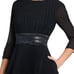 Mac Duggal SHIMMERING PLEATED A-LINE 3/4 SLEEVE GOWN size 6