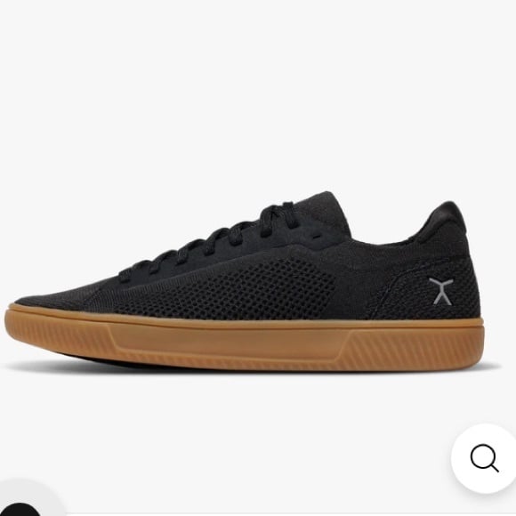 Flux Adapt knit trainer Black with Gum Sole M7/W8