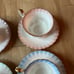 Royal Albert rainbow teacup collection/Montrose cup. Footed Demitasse Cup & Sauc