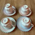 Royal Albert rainbow teacup collection/Montrose cup. Footed Demitasse Cup & Sauc