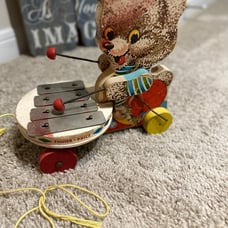 1960’s Vintage Fisher Price Pull Toy Shaggy Zilo