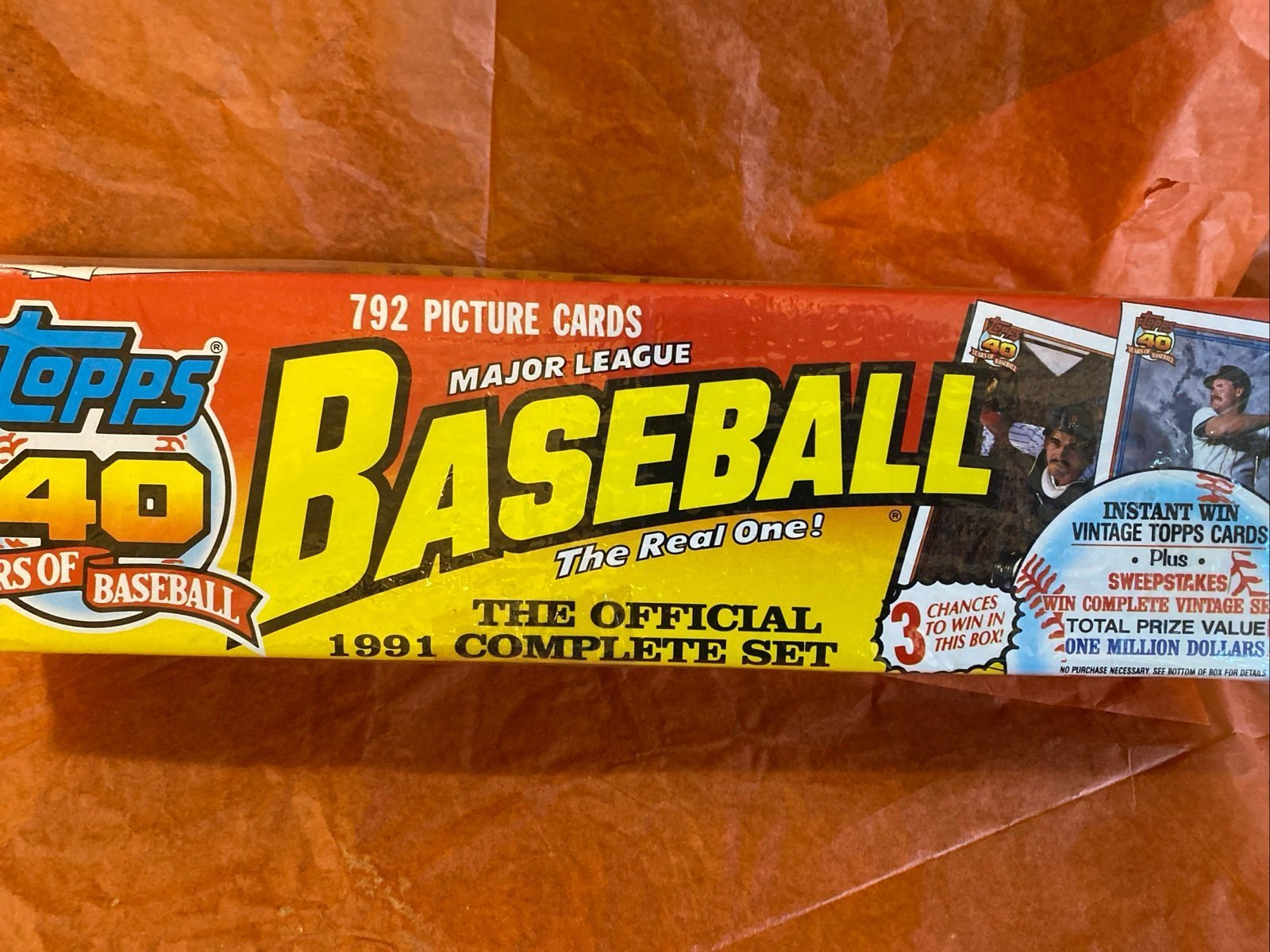1991 Topps baseball cards