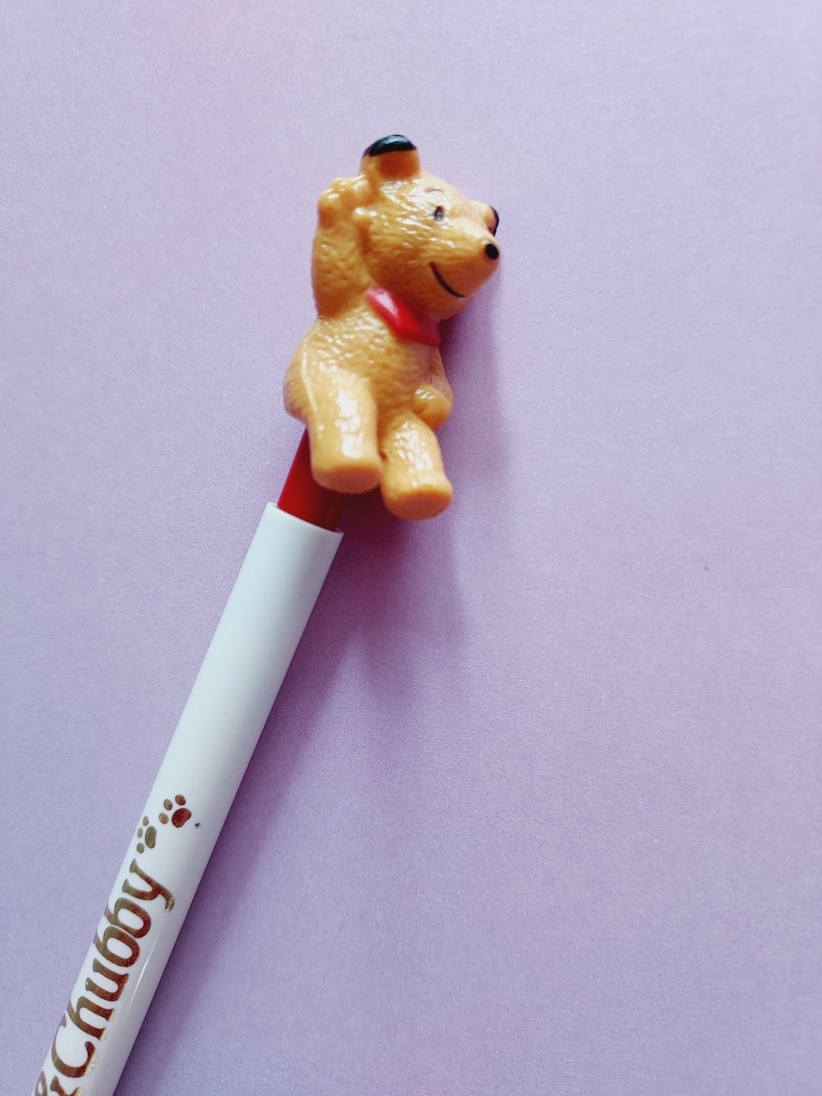 Sanrio Vintage rare Tuck & Chubby 90's bear pen decoration stationery new vtg