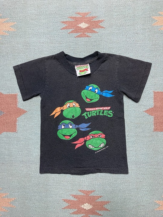 Vintage 90s t shirt teenage mutant ninja turtles single stitch youth kids medium