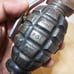Vintage PGL Combat Grenade Figural Table Lighter 1960s Untested No Lighter Fluid