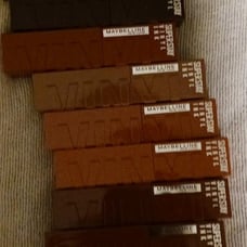 TO LUXURY FOR LESS. 100 assorted Maybelline superstay vinyl ink lipsticks.